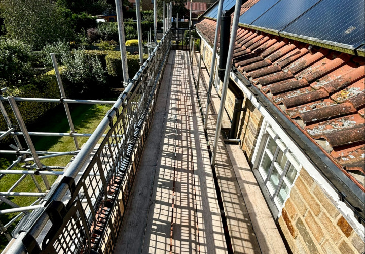 Facias & Gutters over conservatory - residential 2